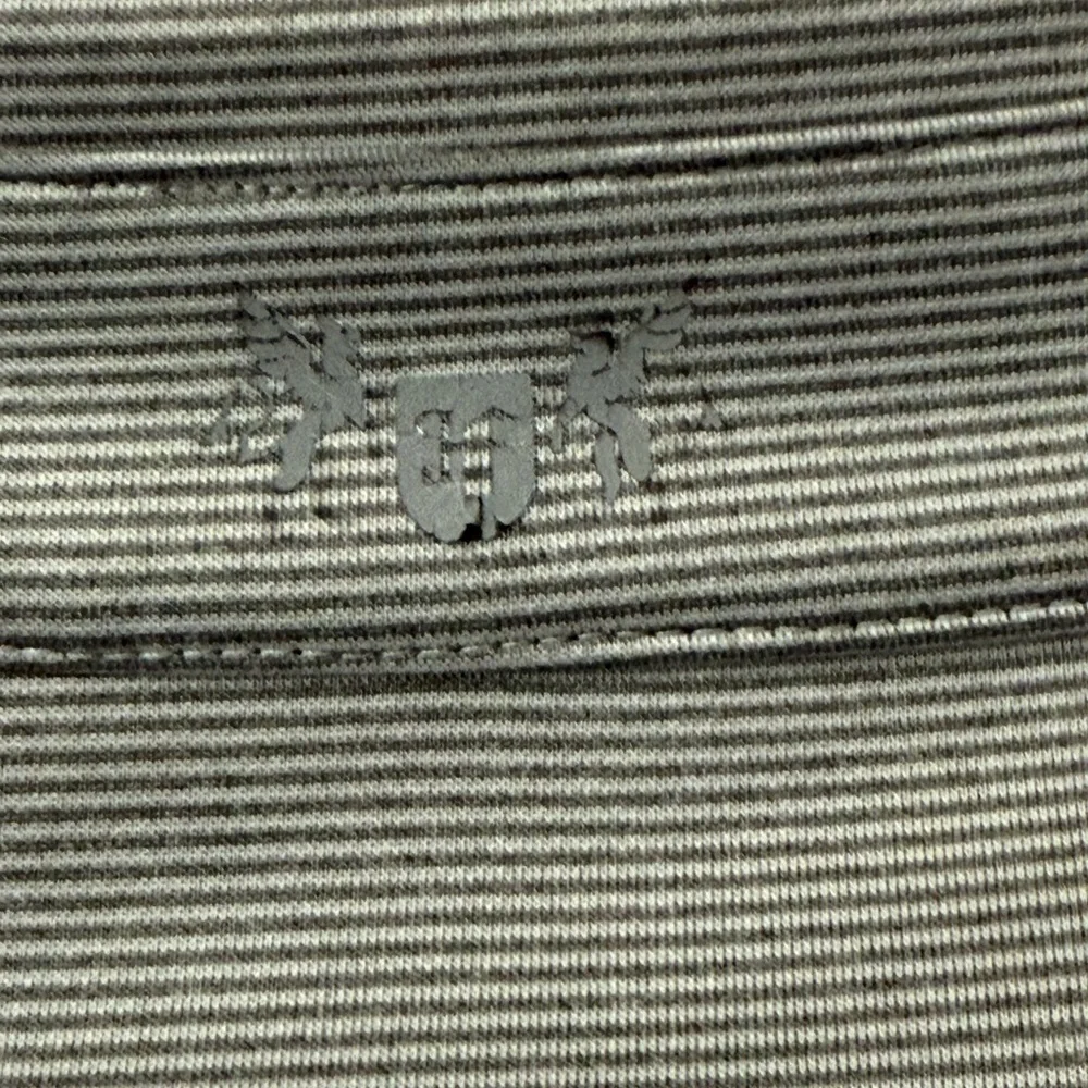 HICKEY FREEMAN 1/4 Zip Pullover Size XL Gray stripe